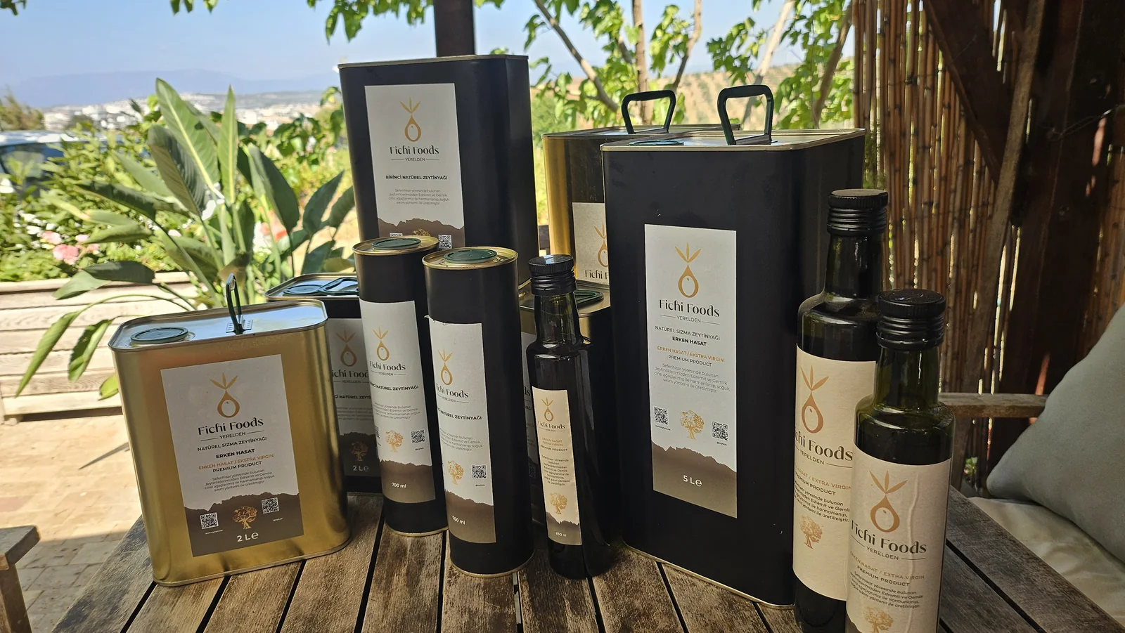 Fichi Foods zeytinyağı ambalaj seçkisi